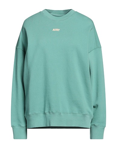 AUTRY Sweatshirt Light green 100% Cotton
