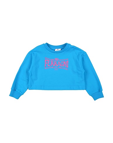 CHIARA FERRAGNI Sweatshirt Azure 95% Cotton, 5% Elastane
