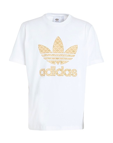 ADIDAS ORIGINALS TOPS MONO TEE
 Weiß 100% Baumwolle