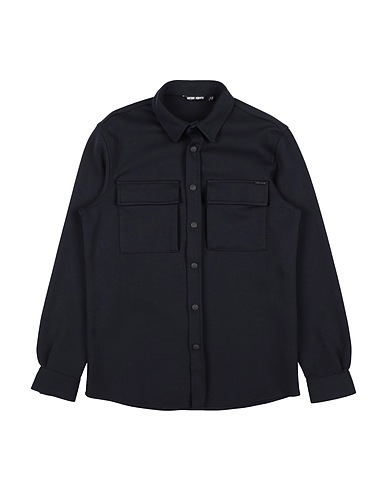 ANTONY MORATO Solid colour shirt Midnight blue 70% Cotton, 30% Polyester