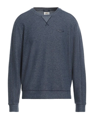AERONAUTICA MILITARE Sweater Slate blue 56% Polyester, 44% Cotton