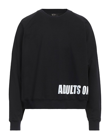 N°21 Sweatshirt Black 100% Cotton