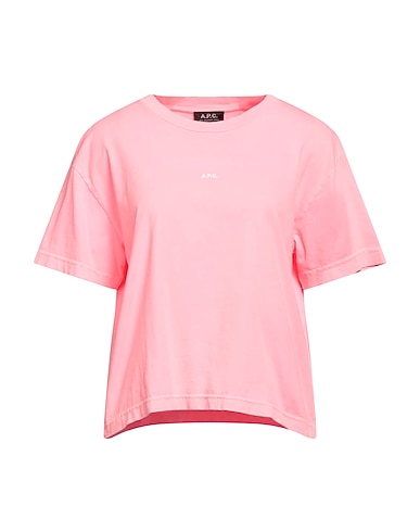 A.P.C. Basic T-Shirt Pink 100% Cotton