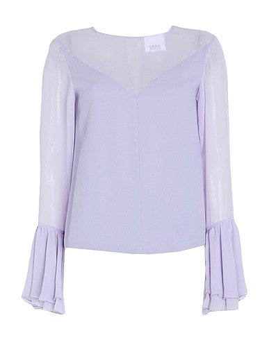 ERIKA CAVALLINI Top Lila 100% Polyester, Viskose, Elastan