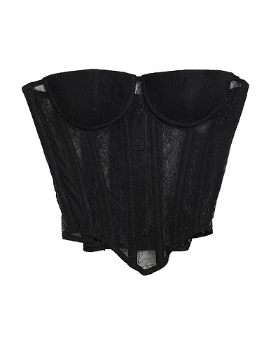 CHB CHRISTIAN BOARO Bustier Black 80% Nylon, 20% Elastane