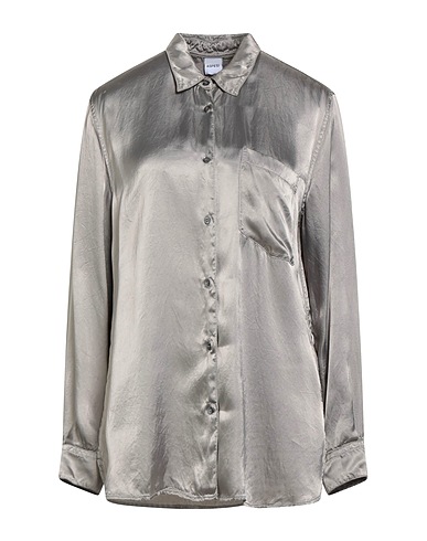 ASPESI Solid colour shirts & blouses Light grey 100% Viscose