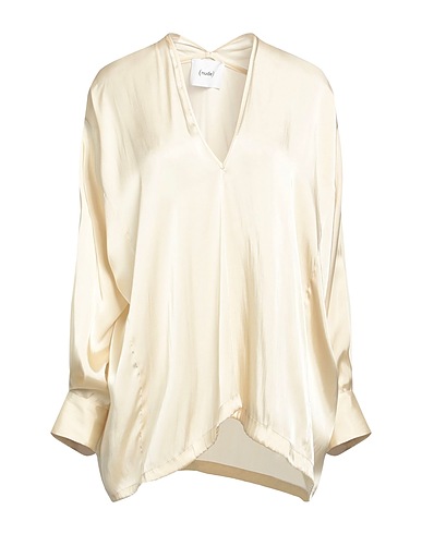 NUDE Top Avorio 100% Poliestere