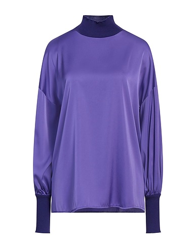 D.EXTERIOR Top Viola 100% Lana Merino, Poliestere, Elastan