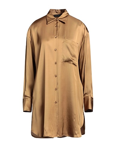 ICONA by KAOS Solid color shirts & blouses Military green 100% Viscose