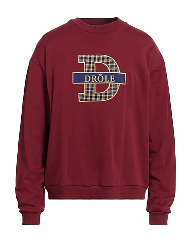 DRÔLE DE MONSIEUR Sweatshirt Burgundy 100% Cotton