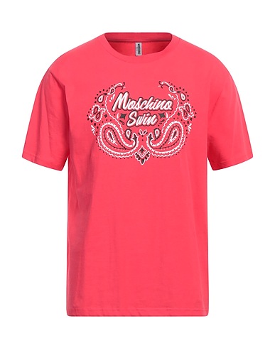 MOSCHINO T-shirt SWIM Corallo 95% Cotone, 5% Elastan