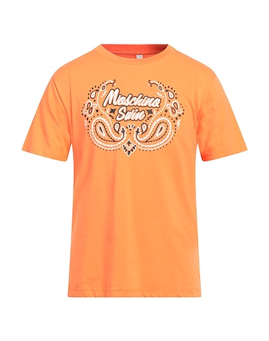 MOSCHINO T-shirt SWIM Arancione 95% Cotone, 5% Elastan