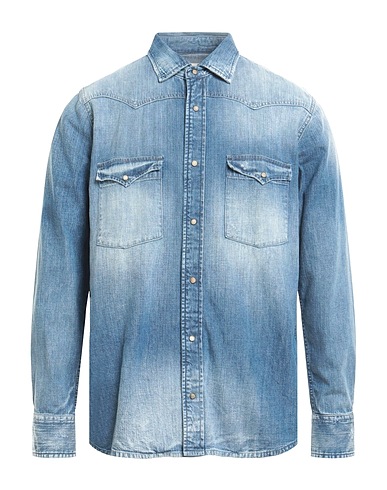PENCE Denim shirt Blue 100% Cotton