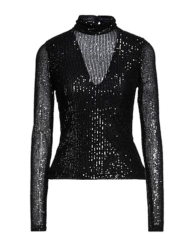 LE TWINS Top Schwarz 95% Polyester, 5% Elastan
