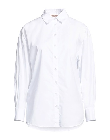 TWINSET Solid colour shirts & blouses White 100% Cotton