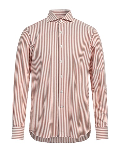 ALESSANDRO GHERARDESCHI Chemise à rayures Marron 100% Coton