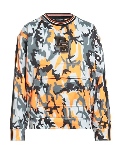 DOLCE&GABBANA Sweatshirt Orange 58% Polyester, 42% Cotton, Viscose, Elastane