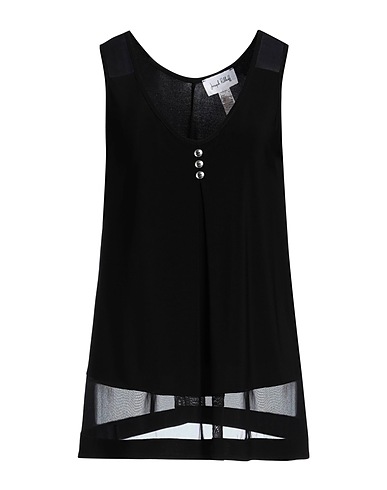 JOSEPH RIBKOFF Top Black 96% Polyester, 4% Elastane, Nylon