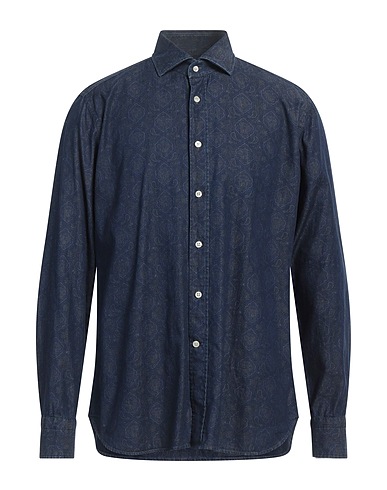 CALIBAN 820 Denim shirt Blue 100% Cotton