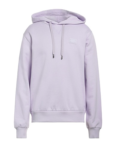DOLCE&GABBANA Hooded sweatshirt Lilac 100% Cotton, Elastane