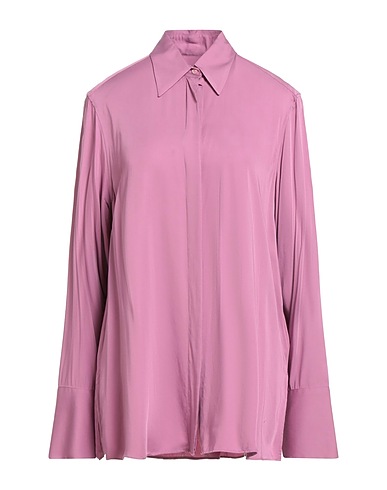 XACUS Solid colour shirts & blouses Mauve 100% Viscose