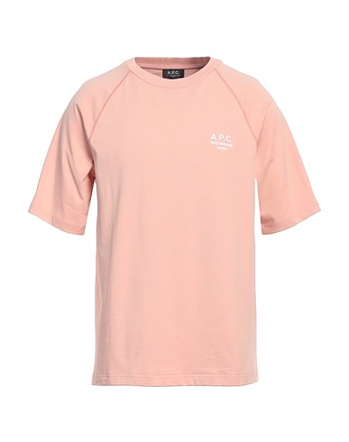 A.P.C. Basic T-Shirt Hellrosa 100% Baumwolle