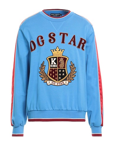 DOLCE&GABBANA Sweatshirt Azure 89% Cotton, 11% Polyester