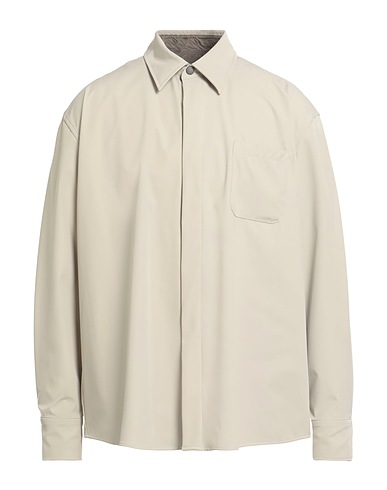 OUR LEGACY Solid colour shirt Beige 51% Polyamide, 42% Polyester, 7% Elastane