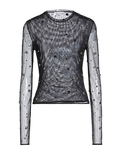 BLUMARINE トップス ブラック ナイロン 82% / ポリウレタン 18%