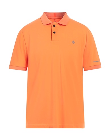 SUNSTRIPES Polo shirt Orange 48% Cotton, 48% Rayon, 4% Elastane