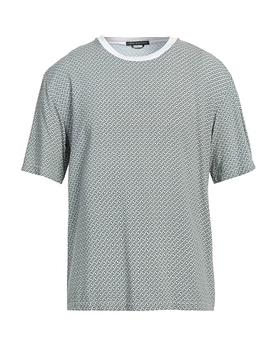 DANIELE ALESSANDRINI T-shirt Navy 100% Viscose, Polyester, Cotton