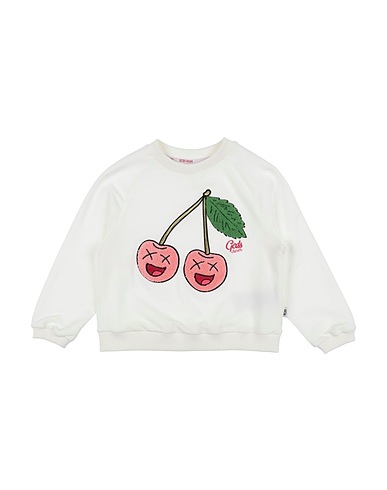 GCDS MINI Sweatshirt White 95% Cotton, 5% Elastane, Acetate, Viscose, Metallic fiber