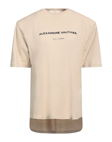 ALEXANDRE VAUTHIER T-shirt Beige 100% Cotton