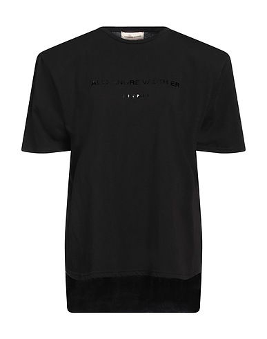ALEXANDRE VAUTHIER T-shirt Nero 100% Cotone