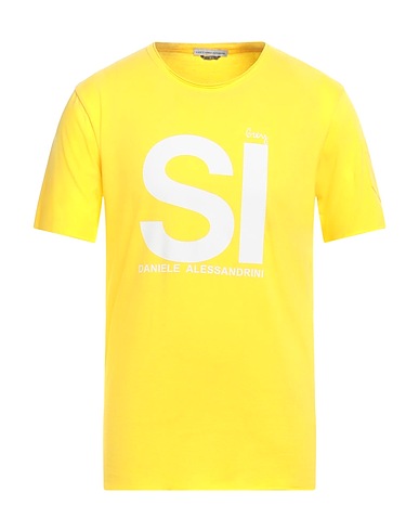 GREY DANIELE ALESSANDRINI T-shirt 100% Cotton