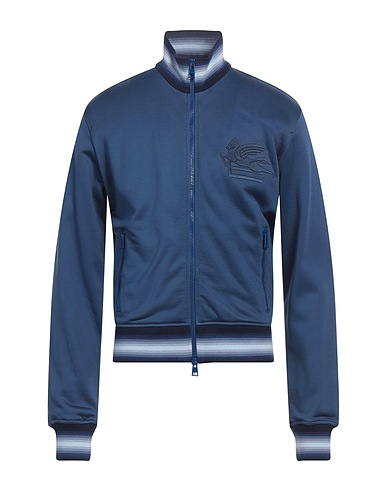 ETRO Hooded sweatshirt Navy 58% Polyester, 42% Cotton