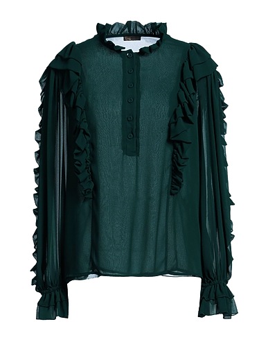 OLLA PARÉG Top Dark green 100% Polyester