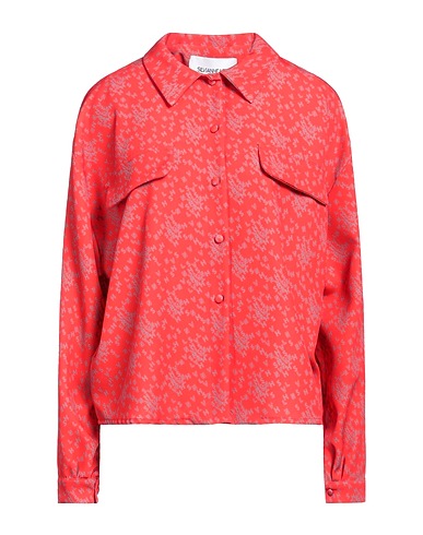 SILVIAN HEACH Patterned shirts & blouses Red 92% Polyester, 8% Deocell®