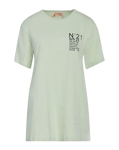 N°21 Ｔシャツ ライトグリーン コットン 100%