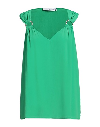 SIMONA CORSELLINI Top Verde 83% Acetato, 17% Seta