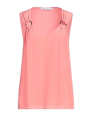 SIMONA CORSELLINI Top Salmon pink 83% Acetate, 17% Silk