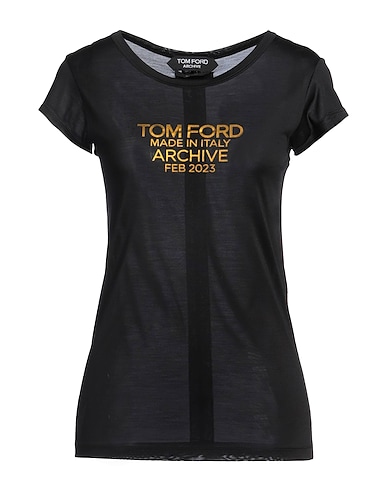 TOM FORD T-shirt ARCHIVE Black 100% Silk