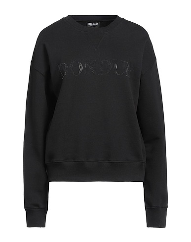 DONDUP Sweatshirt Schwarz 100% Baumwolle