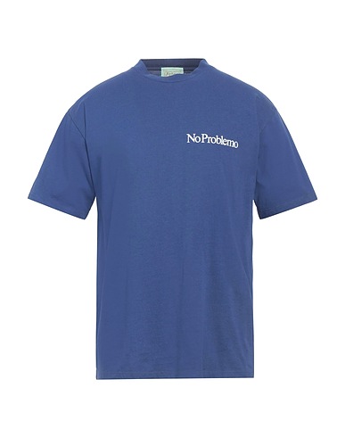 ARIES Basic T-Shirt Hellblau 100% Baumwolle