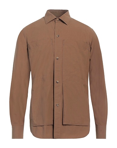 LARDINI Solid colour shirt 100% Cotton