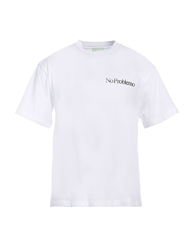 ARIES Basic T-Shirt Weiß 100% Baumwolle