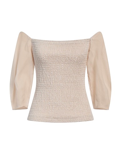 GABRIELA HEARST Off-the-shoulder top 100% Linen, Silk, Elastane