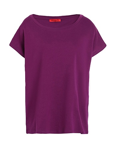 MAX&Co. Basic T-shirt MALDIVE2
 Plum 100% Cotton