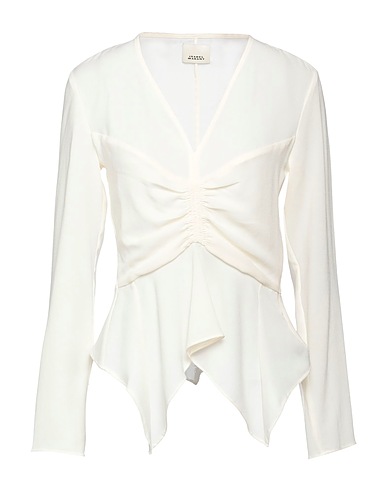 ISABEL MARANT Top Ivory 73% Triacetate, 27% Polyester