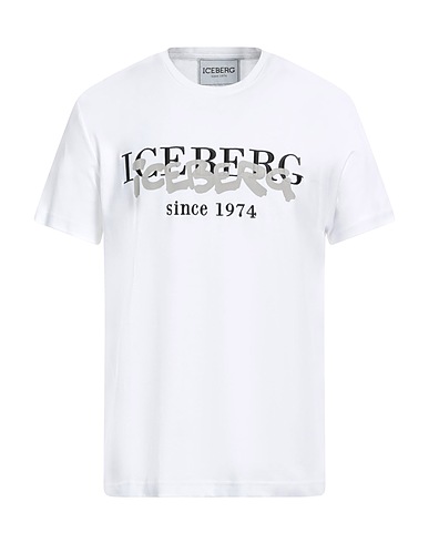 ICEBERG T-shirt White 100% Cotton, Polyester